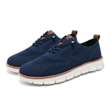 New Lightweight Lace Casual Men's Shoes Breathable Flying Woven Oleals Outdoor Sports Walking Shoes Men's Large