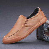 Walk Men's Shoes Cotton Shoes Men's Casual Leather Shoes Korean Trend Low-Top Shoes Autumn And Winter Shoes 9101