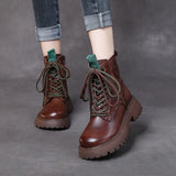 Cowhicked Martin Boots Women's Station Pines And Single Boots Vintage Handmade And Boots Thicken In