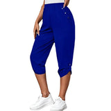 Summer Fashion Casual Cropped Trousers With