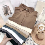 With A Long-Sleeved Net Version Of The Shirt For Women In Autumn Loose Leisure Design With A Small Shirt Stack To Wear