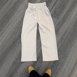 New Popular Five-Pointed Star Printing Series Of Young Couples Casual Fake Two Broad-Legged