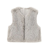 New Women's Clothing Fashion Temperament Artificial Fur Effect