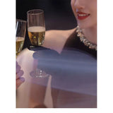 Zingj Style Black Evening Dress High-End Light Luxury Small Toast Bow Fishtail Hanging Neck Velvet