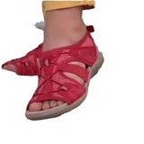 Sandals Summer Beach Shoes Round Head Breathable Casual Sandals Large Flat Beach