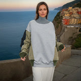 Autumn New Fashion Loose Long-Sleeved Coloring Clothes With Velvet Thick Casual Dress Women's