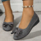 2025 New Large-Size Tip-Tloping Single Shoes Women's Bean Shoes Sports Casual