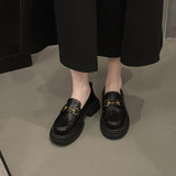Lefy Shoes New Spring And Autumn Senior Women's Shoes Jk Mary Jane Single Shoe College British Wind Small Leather