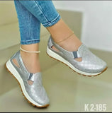 Large-Size Shoes Thick Sole Casual Fashion Women's Shoes Comfortable Flat Sole Round Head Pedal Single Shoes