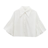 Women's Explosive Fashion Bubble Sleeve Open