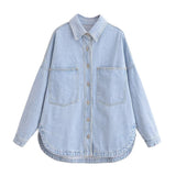ZA Women's Urban Casual Wash Denim Jacket
