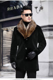 Hair, The Coat Of Coat Men's Single Buckle Thick Medium Long, The E-Shirt Ebay Wool