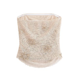 Women's Explosive Beaded Top + Half-Dress
