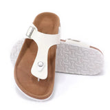 Clip Toe Cool Slippers Women's Summer New Flat-Bottomed Slippers Women's Large-Size