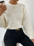 New Sweater Women's Solid Color Corrugated Collar Collar Collar On The Head Of The Knitwear