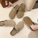 Bottom Bag Head Birken Shoes Women Spring And Autumn Lazy One Foot Wearing High-End Feeling Lady's New Half