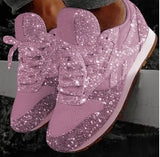 2025 New Loose Cake Lily Casual Shoes Breathable Water Drill Thick-Soled Sports