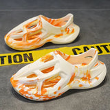 Hole Shoes Men's Summer Breathable Sandals Fashion Slippers Couple Outdoor Casual Beach