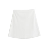 Summer New Women's Decoration Knit Coat Simple Mini Skirt