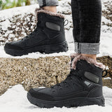 Leisure Sports Men's Outdoor Cotton Shoes Fashion Snow Boots Outdoor Hiking Shoes Cotton Shoes Men's