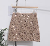 New Scaro Squint Red Skirt High Waist Thin A Word Backbage Anti-Walking Short Skirt