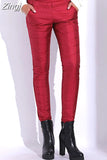 Pant for Women High Waist Elastic Elegant Casual Down Pants Women's Warm Velvet Pencil Classic Pants Thicken