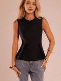 Temperament Blouse Casual Sleeveless