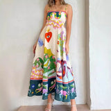 New Casual Dress Women's High-Waisted Sleeveless Vest With Joint Dress