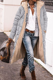 Solid Hooded Cotton Suit Long Sleeve Double-Sided Winter Warm Shirt Coat Cotton