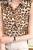 Women Blouse Vest Womens Shirts Sleeveless Blouses for Women Chiffon Ladies Tops Fashion Clothes Woman 2023 Vintage