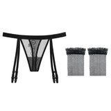 Slim Yarn Embroidery Garter Garter Spicy Legs Showing Thin Black Silk Velvet T Trout Garter Garter