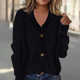 Sheintemu Autumn And Winter Long-Sleeved Women's Sweater Cardigan