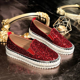 Loose Cake Thick-Soled Women's Shoes Flat-Soled Single Shoes In Spring New Casual Pedal Pedalle Pedalle