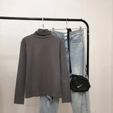 Sleeve T-shirts Women 4XL All-match Ulzzang Simple Teens Top Tees Harajuku Stylish Soft Fashion Clothing Elegant