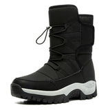 Men's Down Snow Boots Plus Thick Warm And Cold Cotton Shoes Northeast Waterproof And Anti-Slip Outdoor Cotton