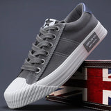 The Autumn Of 2025, The New Men's Shoes Korean Fashion Trend Is Full Of Men's Leisure Canvas Shoes Comfortable Breathable Flat