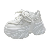 Spring And Autumn New Korean Version Of The Color Father Shoes Female Ins Tide Pine Platform Increased Women's Casual Sports