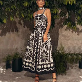Women's Clothing 2025 Summer New Printed Sling