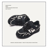 Shoes Stars Street Magic Sticker Bread Shoes Shoes Trendy Shoes Low Help Small Black Shoes Couple Shoes Men's