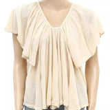 Summer New Lazy Linen Texture Round Collar Shirt Loose Thin Comfortable Sunscreen