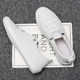 New Leather Bean Shoes For Men's Casual Driving Shoes Soft Sole Fashion Cover Foot Versatile Lazy Shoes