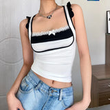 Zingj New Women's Ins Spice Lace Color Slim Slim Short