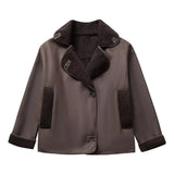 Women's Clothing Autumn And Winter New Loose Fur Warm Jacket Women's MLB Coat Cotton