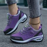 Autumn New Air Cushion Running Shoes Women's High Soft Bottom Shock Absorber Sports Thick-Soled Casual