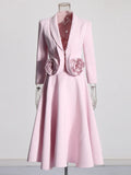 Small Fragrant Wind 2025 Autumn Of The New High Waist Zipper Door Solid Color Women's Flounce Pleated
