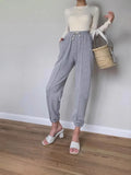 New Rope Sweatpants Hot Girl Wind Trousers Trousers Women's