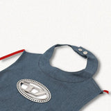 Denim Halter Corset