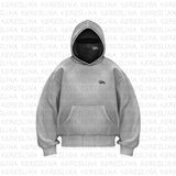 Double Hat Unique Design Hooded Hooded Jacket Autumn And Winter New Men's And Women's Same Loose Y2K