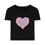 Zingj T-Shirt Girl 2023 Summer New Ins Trendy Sweet Hot Girl Print Design Sense Short Slim Student