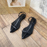 Summer New Minimalist Design Fashion All-match Flat Sandals European and American Model Style Women's